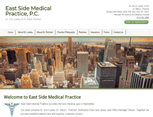 Tablet Screenshot of eastsidemedicalpractice.com